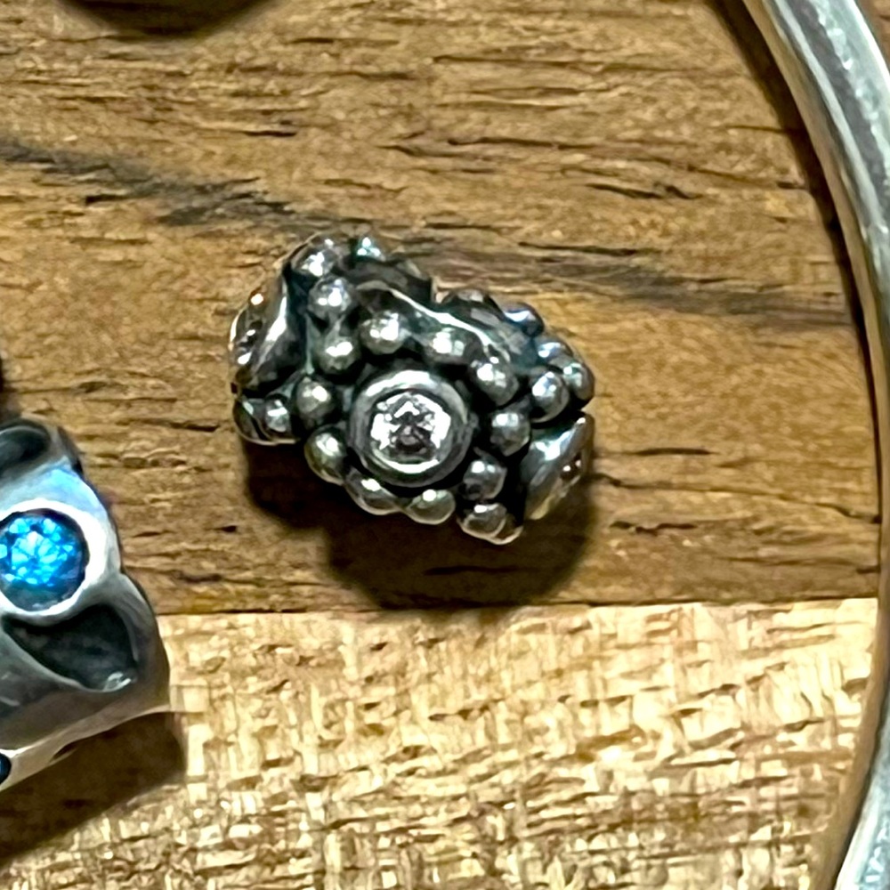 Pandora pink cz spacer